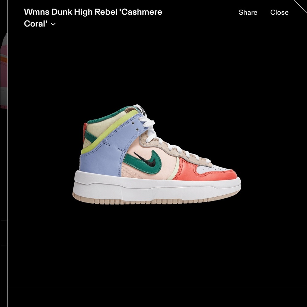 Nike Women's Dunk High Rebel 'Cashmere Coral'